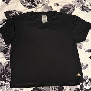 Adidas Women’s Black Short-Sleeve Performance Tee